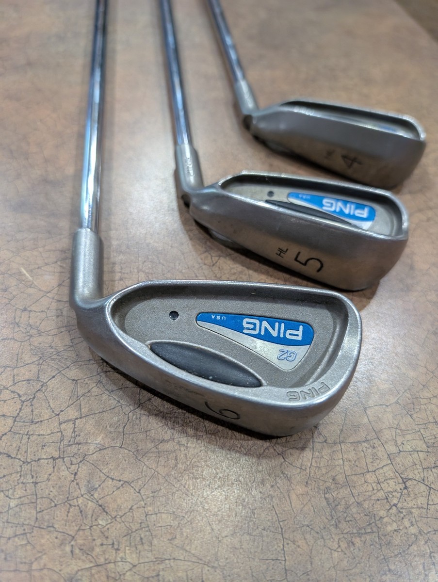 Ping G2 6 fer point noir acier flexible régulier / droitier / bonne