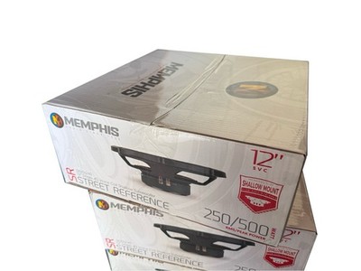 Memphis SRX1240V-W. 12'' Street Reference Single 4-Ohm Subwoofer - 250w RMS (Refu