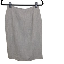Dana Buchman Vintage Wool Tweed Pencil Skirt, Size 6