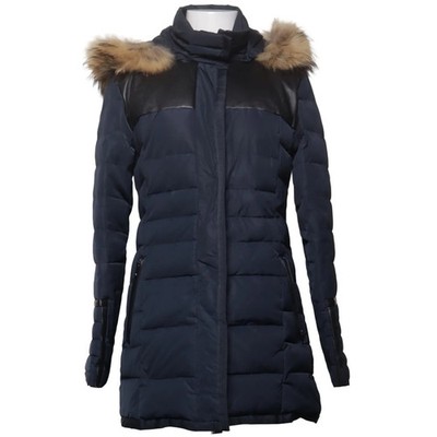 Zapa, Daunenmantel, Damen, Größe: 38, Schwarz, Daune/Feder/Polyester #gST