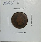 1864 L Pointed Bust Indian Head Cent As Shown
