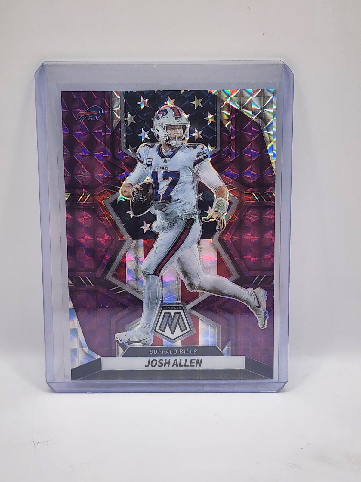 Josh Allen 2022 Panini Mosaic Purple National Pride / 49