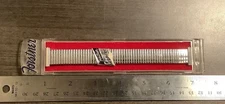 Forster Vintage Textured Stainless Stretch Flex Watch Band 19mm Straight Ends