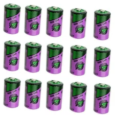 15pcs Tadiran TL-5902 3.6V 1/2 AA TSXPLP01 Battery For SCHNEIDER PLC