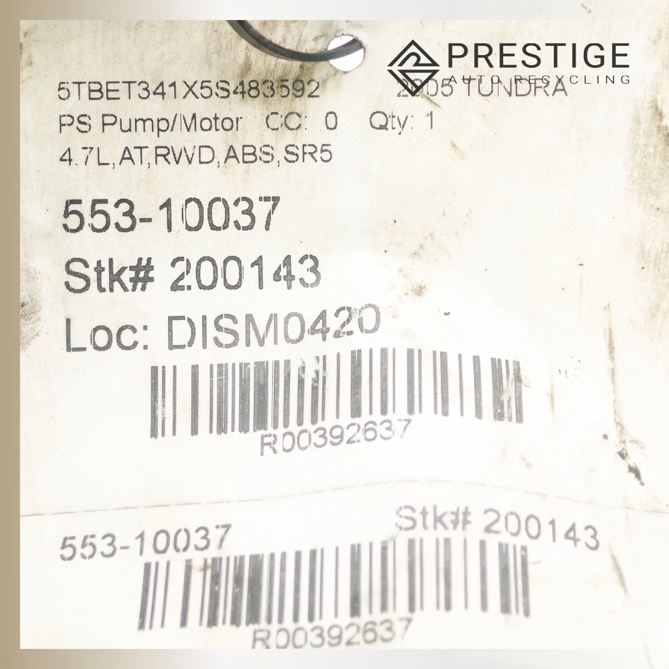 Bomba de dirección asistida Toyota Tundra 2003-2006 44310-0C040 OEM Foto 4 de 4