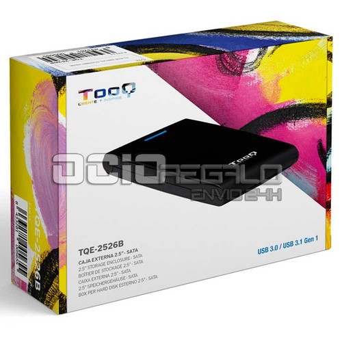 Tooq Caja Externa USB 3.0 Ligera para Disco Duro SATA de 2.5 Pulgadas TQE-2526B - Imagen 8 de 8