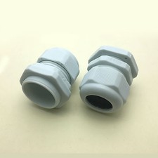 US Stock 5pcs PG29 White Waterproof Cable Gland Connector Cable Range 18-25mm