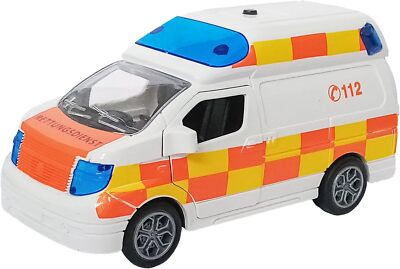 KRANKENWAGEN 112 Licht Sound Rückzug Rettungswagen Rettungsdienst Ambulance 75