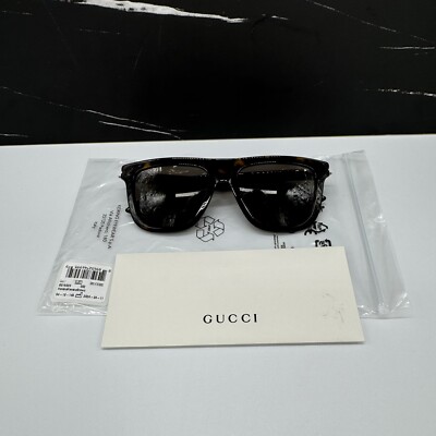 NEW GG1502S 002 GUCCI SQUARE HAVANA BROWN UNISEX SUNGLASSES  display picture 3