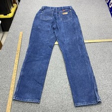 Vintage Wrangler 12MWZ Jeans Womens 13 14x34 Blue USA Made 30x34
