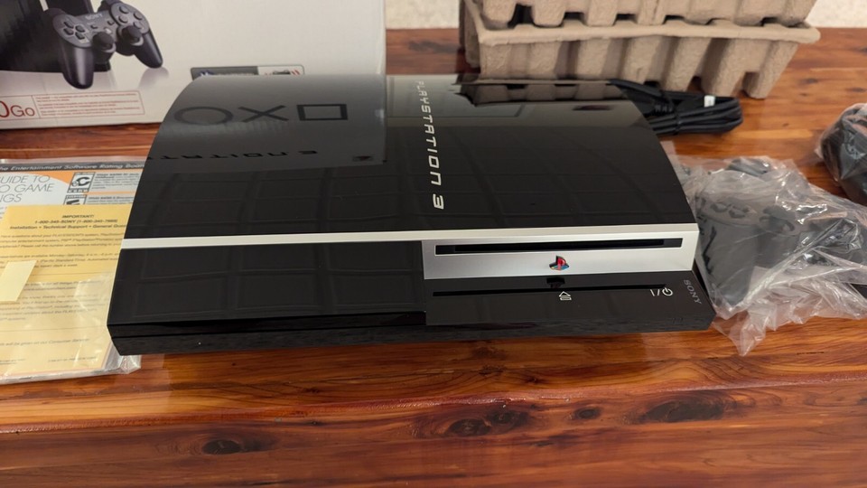 Unused Playstation 3 80GB Backwards Compatible eBay