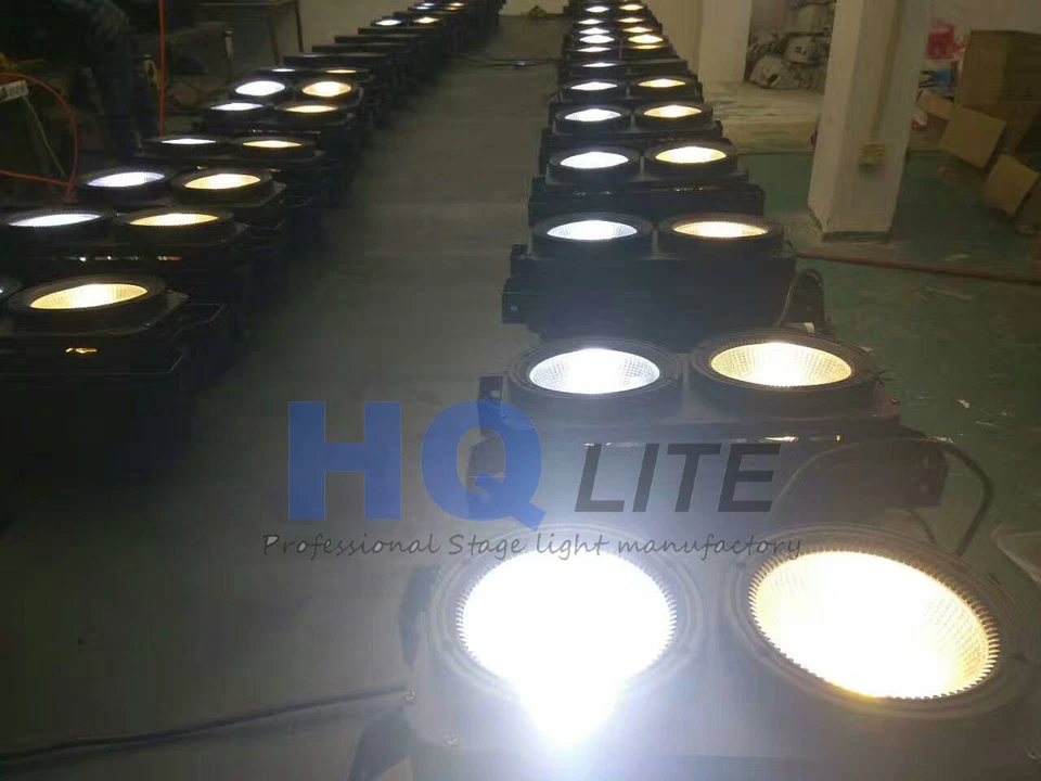 2pcs 200W COB LED Par Light DMX DJ Audience Blinder Light Warm Cool White Stage - Image 2 of 4