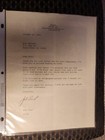 John Saul ' Author Of Books' Signed Letter — photo 1