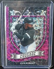 2021 Chronicles Crusade Purple Velocity Prizm Luis Robert #21 Chicago White Sox