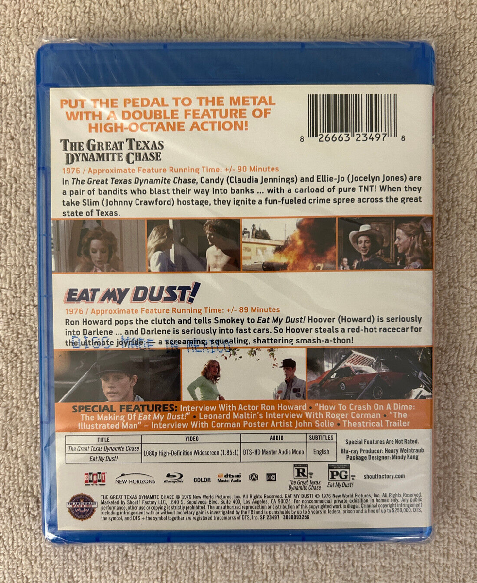 The Great Texas Dynamite Chase / Eat My Dust Blu-ray Shout
