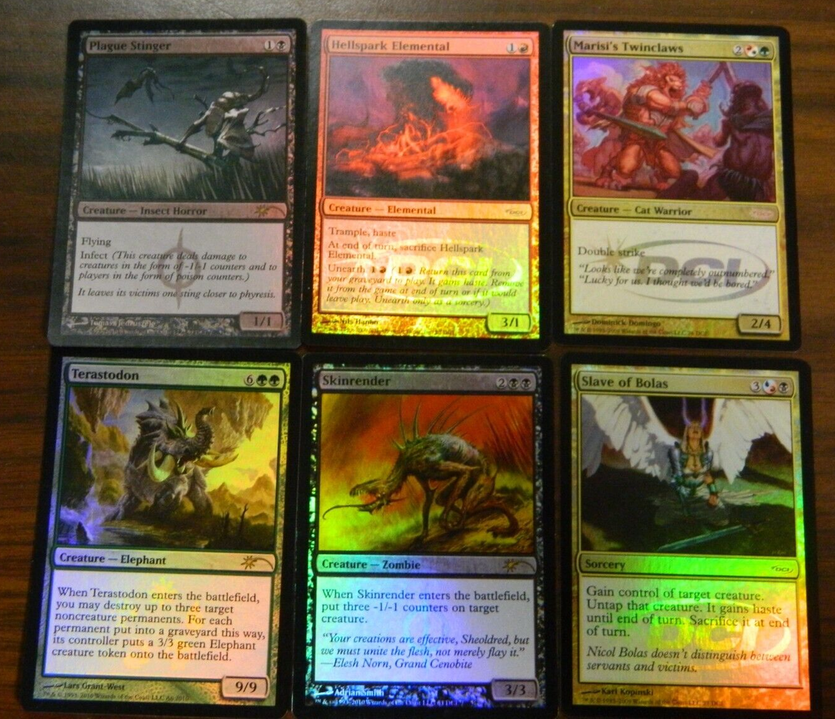MTG 苦花 4枚セット DCIプロモ Foil MTG Lot Of (6) DCI Promo Foil Cards (2009 - 2010) Excellent - NM