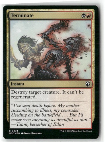 Terminate Commander Modern Horizons 3 Magic NM
