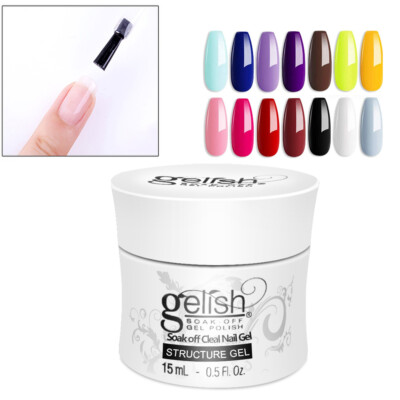 Harmony Gelish Soak Off- STRUCTURE GEL 5 oz /15ML Clear Beautify Nail