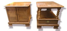Vintage Ethan Allen Heirloom Colonial Accent End Tables (2) FREE SHIPPING!