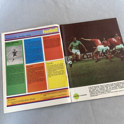 Publicité Ancienne Foot Association Sportive 1976 - Magazine Vintage - 21x28 Cm