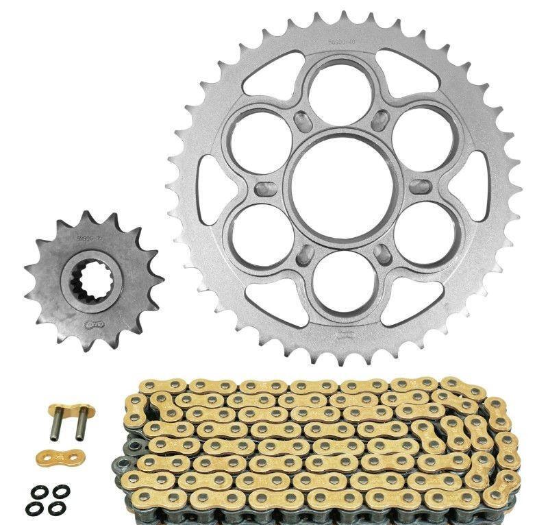 Kit chaine 1200 multistrada s abs pas 530 couronne 40 dents pignon 15