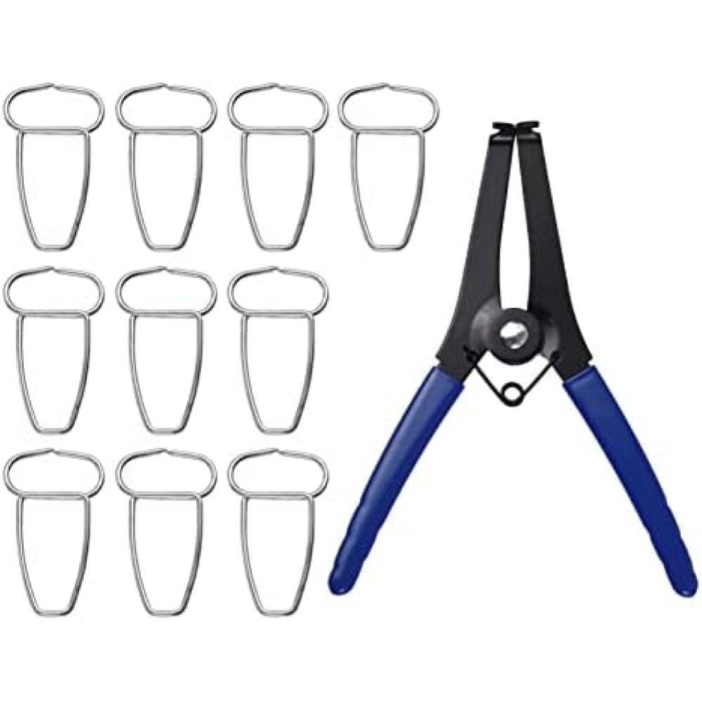Sistema di Serraggio per Troncatrice - 10 Pinze a Molla + Applicatore