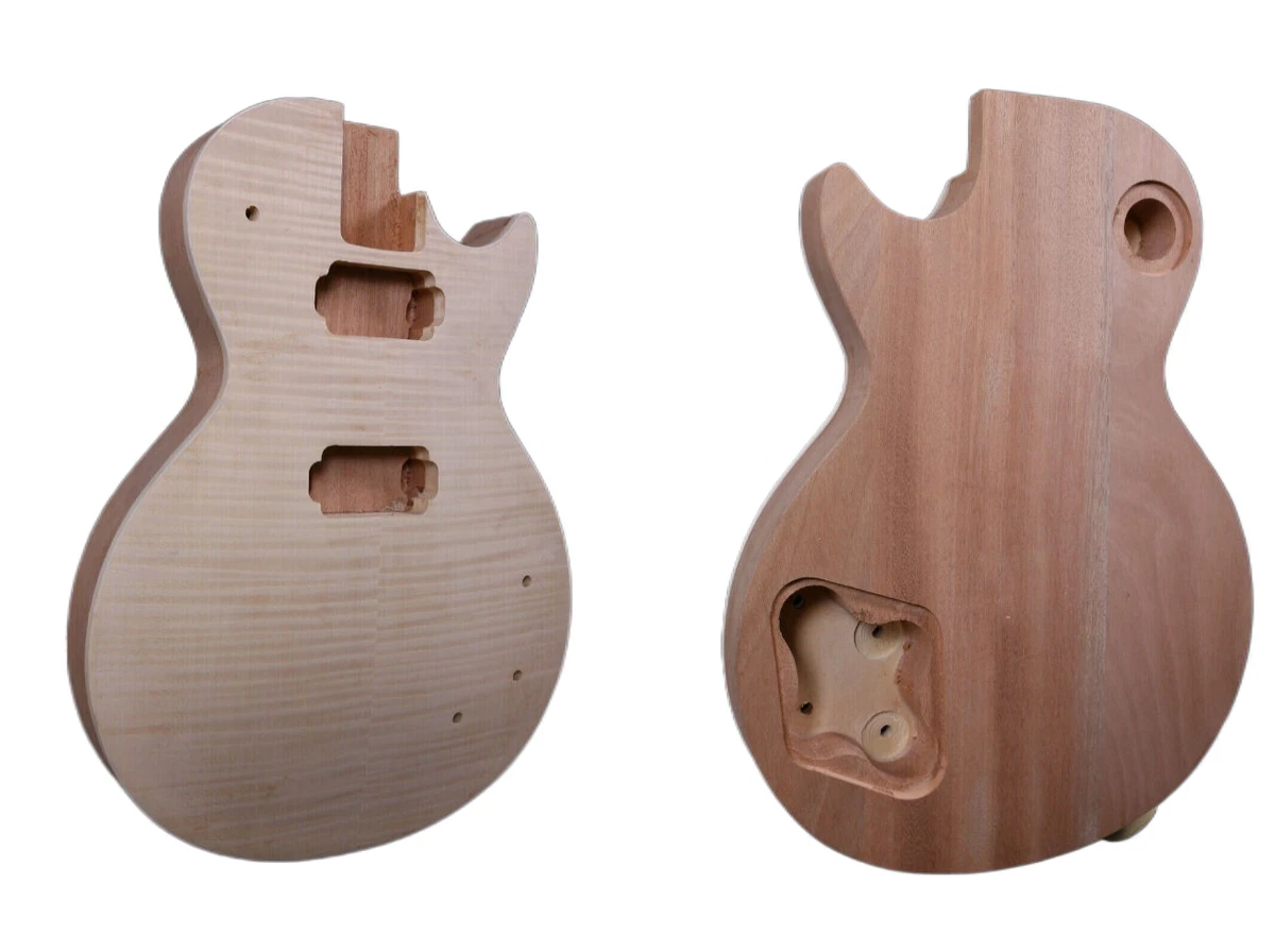 1x Mahogany wood electric Guitar body Maple Veneer for LP style
