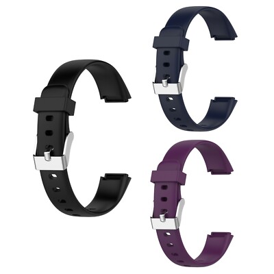 3er Pack Fitbit Luxe Armbänder – Weiches Silikon-Armband Ersatz Für Frauen & Männer, Wasserdicht & Schweißfest, In 2 Größen (S & L)