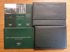Bentley Azure Owners Handbook/Manual and Wallet (French)