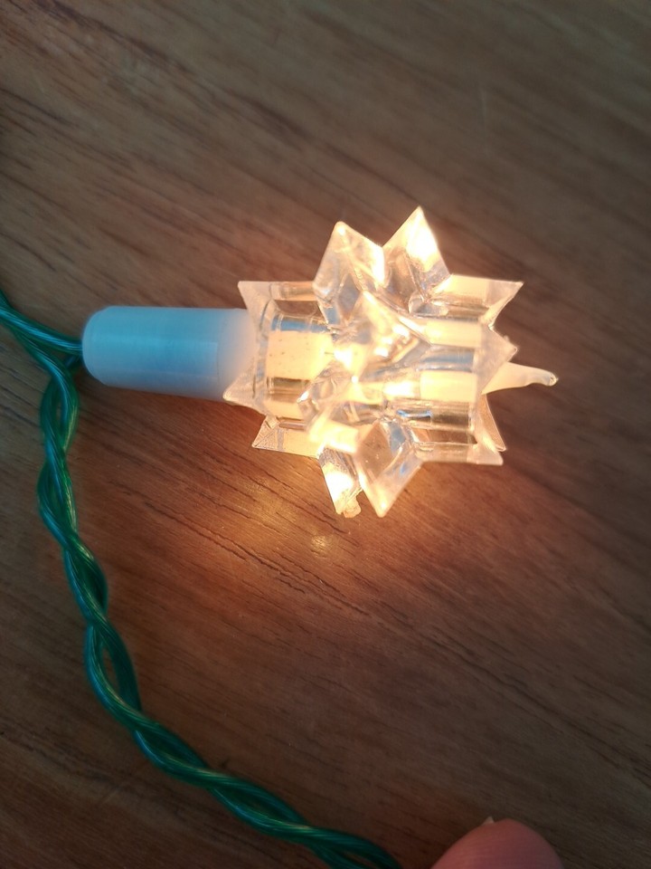 Vintage Retro 60s 70s Screw Twist Bulb Pifco Christmas Tree String