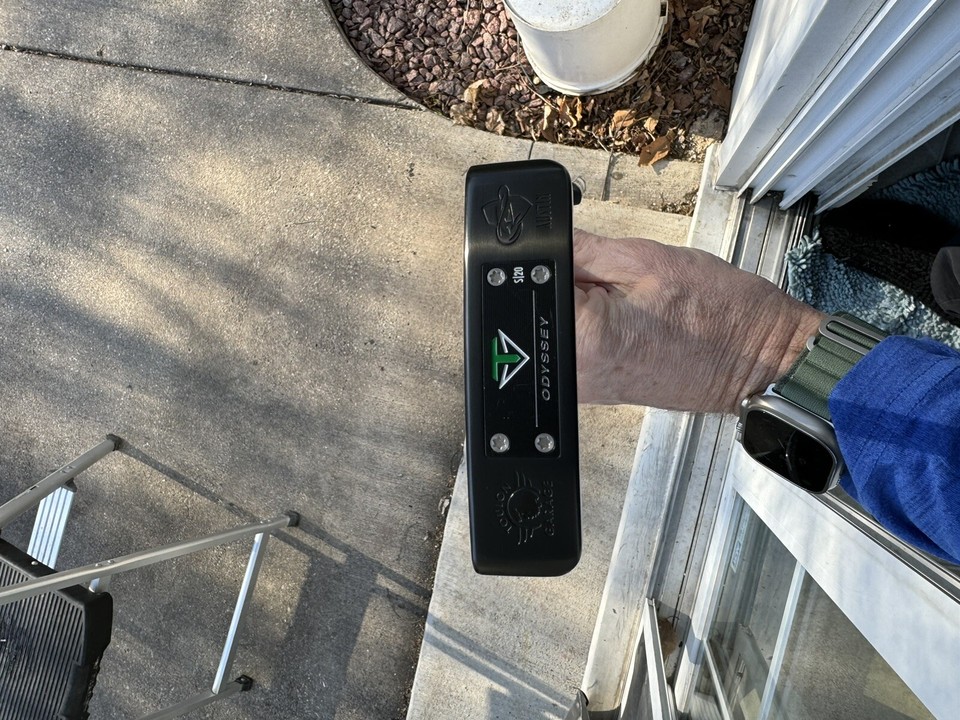 Odyssey Toulon Garage Austin Newport Rare Black Slant Neck Putter eBay