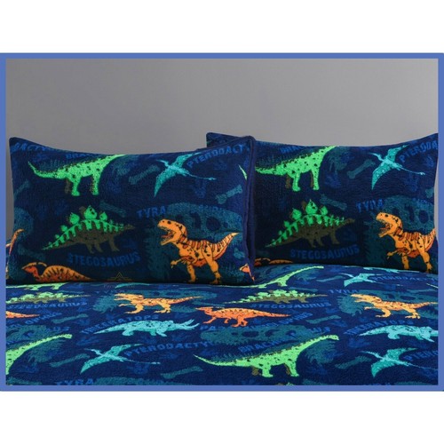 Teddy Fleece Cosy Kids Bedding Duvet Set Childrens Quilt Cover Single Double - Picture 3 of 22
