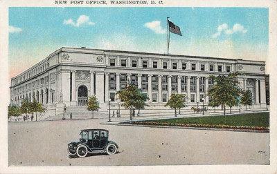 Postcard Washington, DC: New United States Post Office, Circa 1920s