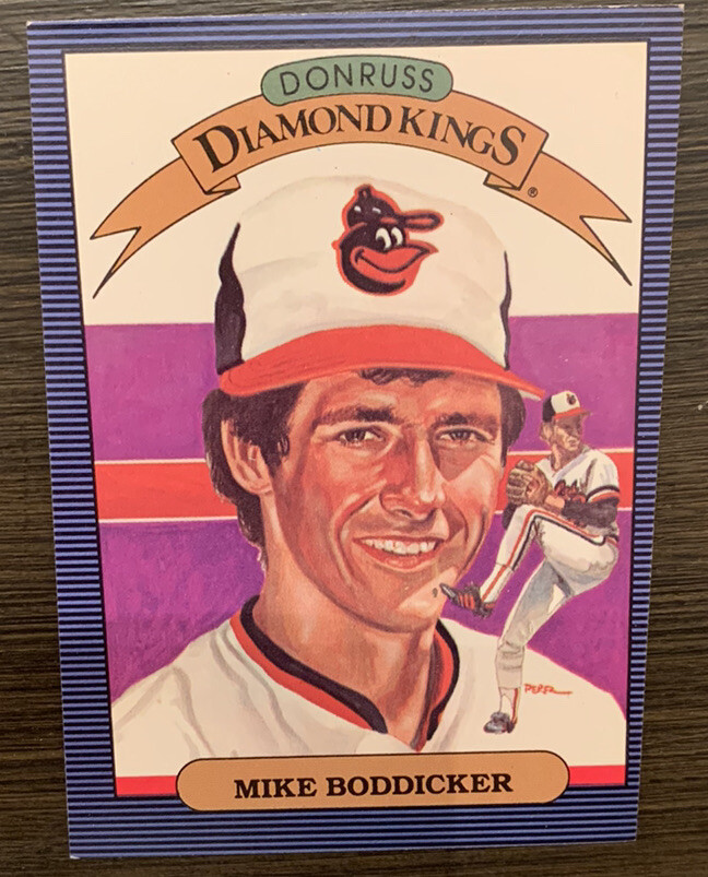 1986 - Leaf - Donruss '86 - Diamond Kings - Mike Boddicker - #8 In Series