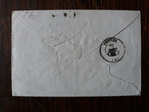 ( Lot n°67)TIMBRES FRANCAIS -LOT DE 5 ENVELOPPES OU LETTRES NAPOLEON III-TROYES - Foto 5 di 11