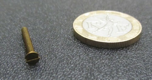 Brass Flat Head Machine Screw Slotted 2-56 x 3/4" Length, 100 pcs - Picture 10 of 15