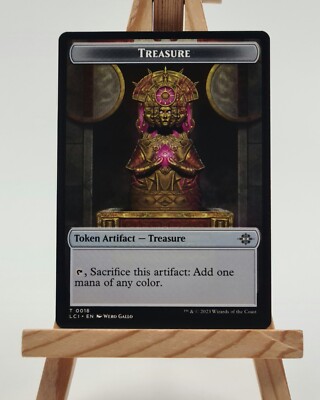 Treasure Token (V.1) M.1 The Lost Caverns of Ixalan Magic Card T018