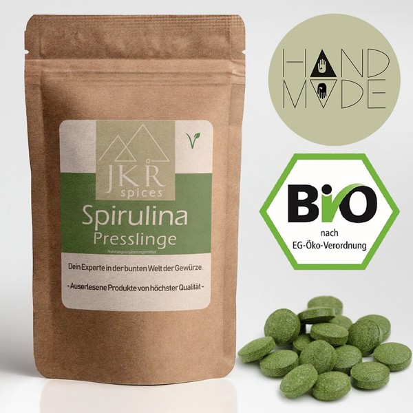 800 Stk. Bio Spirulina Presslinge 250Mg Je Tablette - Algen Tabs Ohne ZusäTze-image