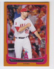 2012 TOPPS BOWMAN BASEBALL JORDAN WALDEN /250 ORANGE BORDER PARALLEL #60 Angels