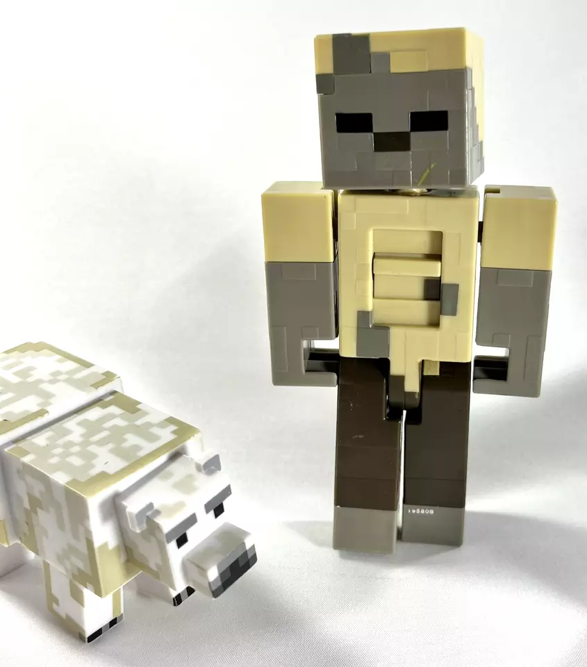 Lote de 8 figuras de acción surtidas de Mojang Minecraft, animales y bloques de juguete Foto 2 de 4