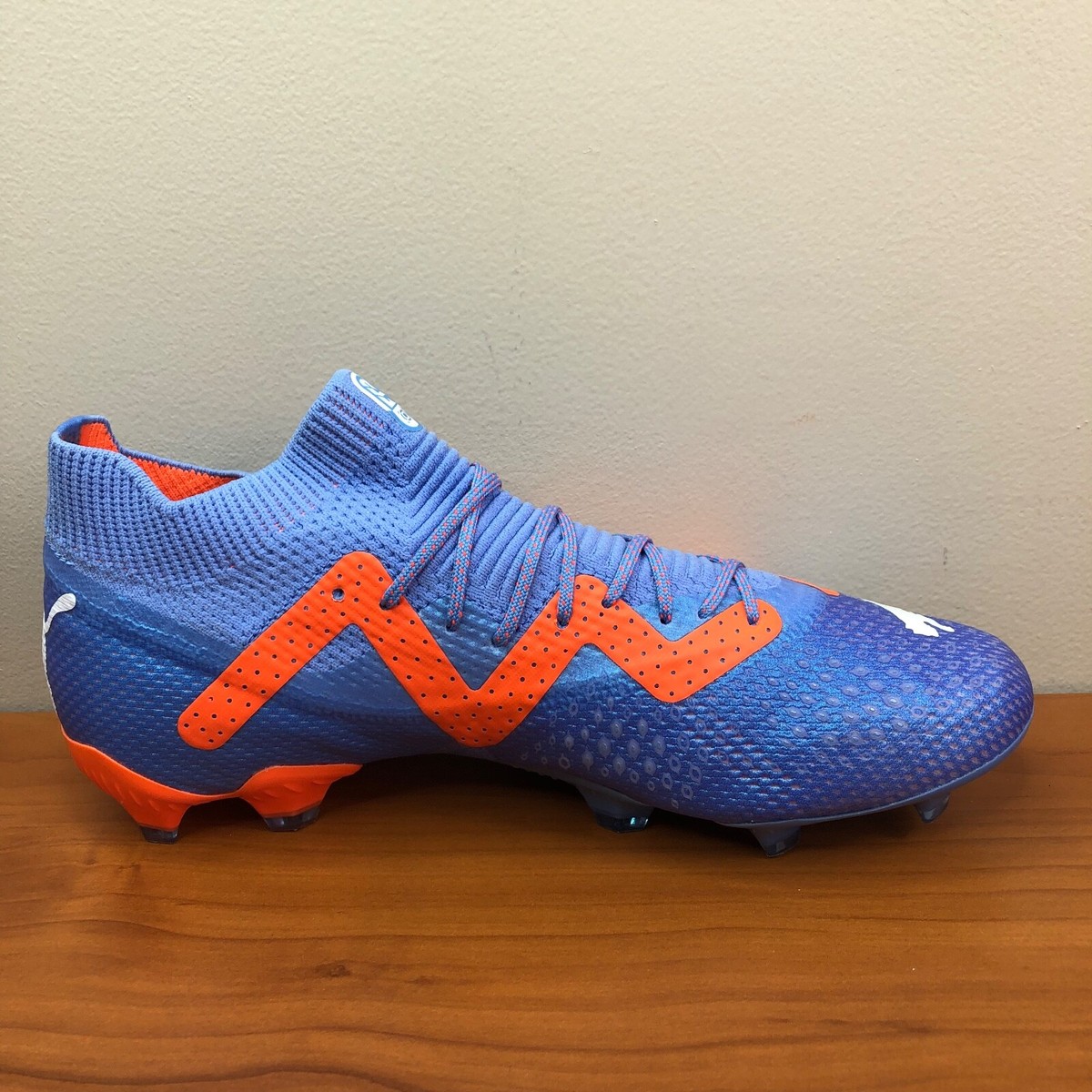 Puma Future Ultimate FG AG Soccer Cleats Blue / Orange 107165-01