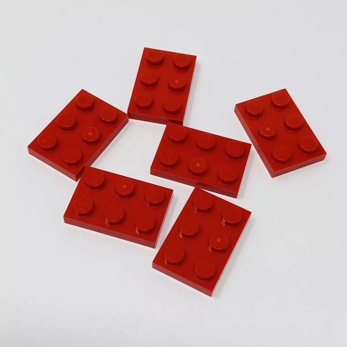 3021 LEGO Parts Plate 2x3 RED 6