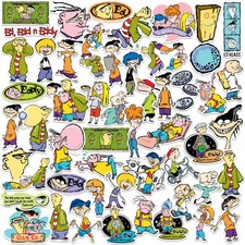 ED, EDD N EDDY VARIETY DIE CUT VINYL 50 CT STICKER PACK