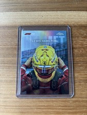 2025 Topps Chrome Formula 1 (F1) Lewis Hamilton Helmet #HC-2 Refractor Scuderia