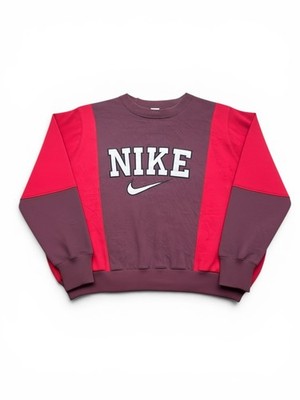 Nike Rework Sweatshirt Vintage Red/Dark Red Size XL Excellent Condition