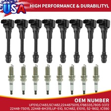 8pcs Spark Plug Ignition Coil For Nissan Armada Titan Infiniti Qx56 5.6l Uf510