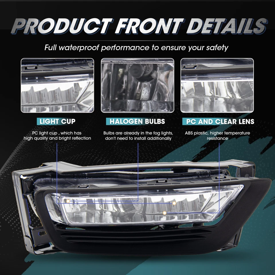 Luces antiniebla con arnés para Honda Accord 2013-2015 sedán de 4 puertas-L+R Foto 4 de 4