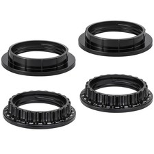 4 PCS Lamp Shade Rings   2 Sizes 34mm  39mm Black E26 Light Socket Collar ...