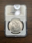 1890 Morgan dollar NGC MS 62 eye appeal looks better GENUINE GUARANTEE