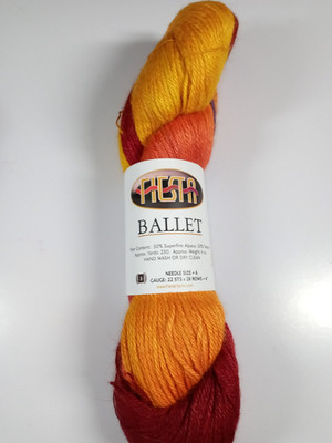 Fiesta Yarn Ballet-Volcano-250 Yards- Superfine Alpaca/Tencel